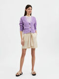 Selected V-NECK KNITTED CARDIGAN, African Violet, highres - 16073306_AfricanViolet_005.jpg