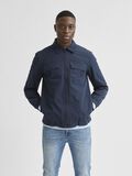 Selected MÉLANGE DE NYLON COACH VESTE, Dark Sapphire, highres - 16077764_DarkSapphire_003.jpg