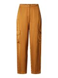 Selected SATIN CARGO TROUSERS, Rubber, highres - 16092447_Rubber_001.jpg
