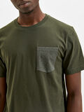 Selected KURZARM- T-SHIRT, Rosin, highres - 16081972_Rosin_006.jpg