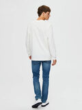 Selected RELAXED FIT LANGÆRMET T-SHIRT, Egret, highres - 16078605_Egret_004.jpg