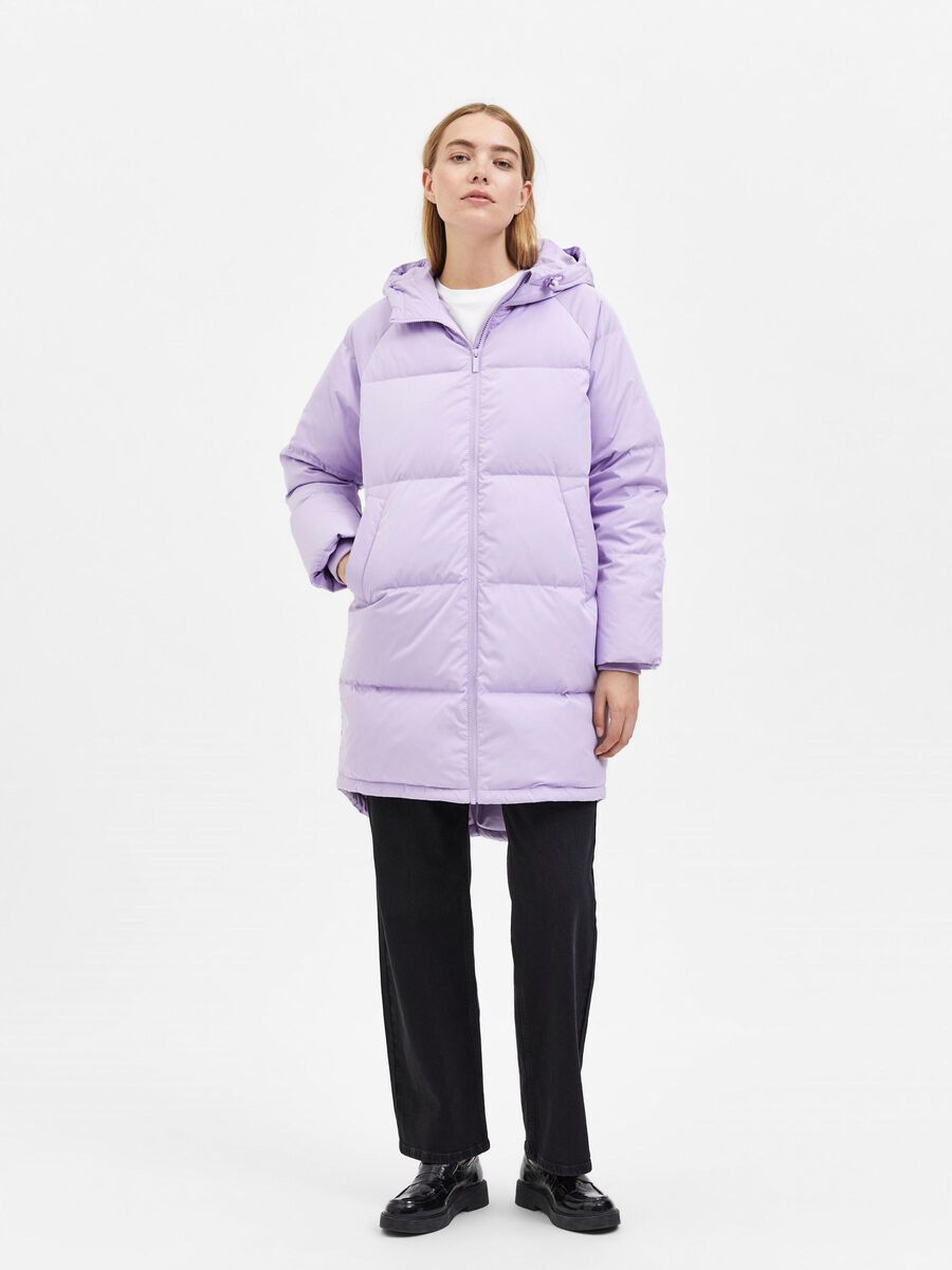 Selected LONGLINE RE:DOWN® DOWN JACKET, Lilac Breeze, highres - 16080428_LilacBreeze_005.jpg