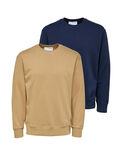 Selected LOT DE 2 SWEAT-SHIRT, Kelp, highres - 16083156_Kelp_980447_001.jpg