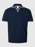Selected SHORT SLEEVED POLO SHIRT, Sky Captain, highres - 16095731_SkyCaptain_001.jpg