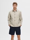 Selected STRIPED COTTON OVERSHIRT, Egret, highres - 16092750_Egret_003.jpg