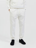 Selected GEBREIDE SWEATPANTS, Egret, highres - 16085285_Egret_003.jpg