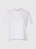 Selected BESTICKTES T-SHIRT MIT RUNDHALSAUSSCHNITT, Bright White, highres - 16101219_BrightWhite_1258639_001.jpg
