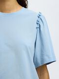 Selected RUFFLED COTTON T-SHIRT, Cashmere Blue, highres - 16093306_CashmereBlue_006.jpg