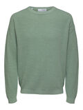 Selected LONG SLEEVED KNITTED PULLOVER, Almost Aqua, highres - 16084194_AlmostAqua_925115_001.jpg