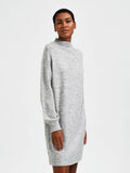 Selected RIBBED KNITTED DRESS, Light Grey Melange, highres - 16087624_LightGreyMelange_003.jpg