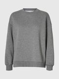 Selected LANGE MOUWEN SWEATSHIRT, Medium Grey Melange, highres - 16097970_MediumGreyMelange_001.jpg