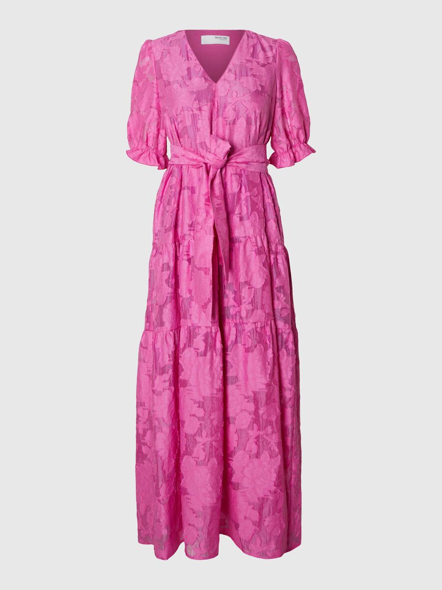 Selected FLORAL-PRINTED MAXI DRESS, Phlox Pink, highres - 16094187_PhloxPink_001.jpg