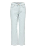 Selected HIGH WAIST STRAIGHT FIT JEANS, Light Blue Denim, highres - 16079192_LightBlueDenim_001.jpg