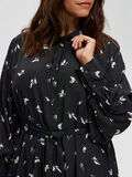 Selected PRINTED CURVE ROBE MI-LONGUE, Black, highres - 16087343_Black_982408_006.jpg