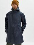 Selected LONG HOODED RAIN JACKET, Dark Sapphire, highres - 16079390_DarkSapphire_008.jpg