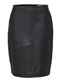 Selected HIGH WAIST LEATHER SKIRT, Black, highres - 16079520_Black_001.jpg