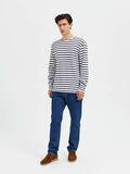Selected STRIPED LONG-SLEEVED T-SHIRT, Bright White, highres - 16087926_BrightWhite_1026632_005.jpg