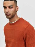 Selected COSY KNITTED PULLOVER, Bombay Brown, highres - 16084076_BombayBrown_006.jpg