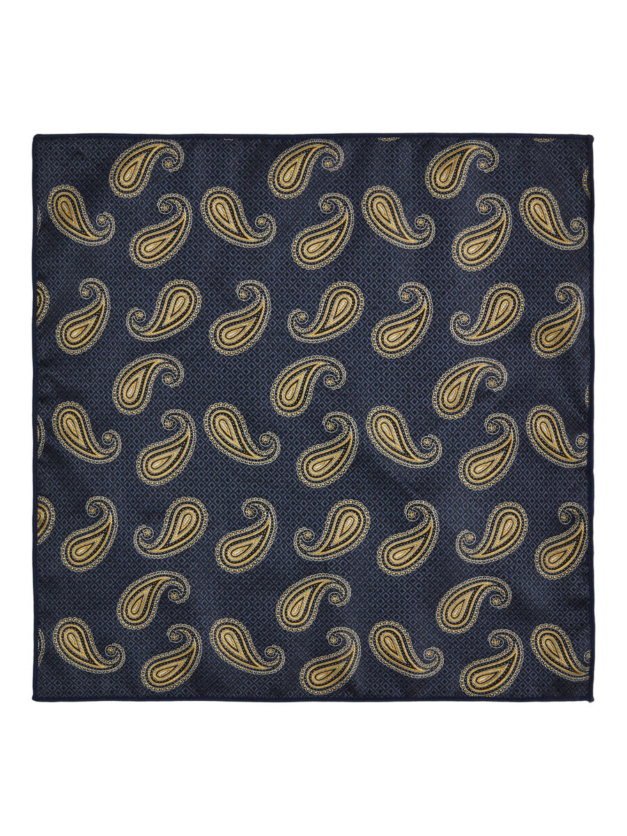 Selected MØNSTRET LOMMETØRKLE, Dark Navy, highres - 16089140_DarkNavy_1014915_001.jpg