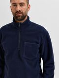 Selected FERMETURE ÉCLAIR SUR UN QUART SWEAT-SHIRT, Navy Blazer, highres - 16081254_NavyBlazer_006.jpg