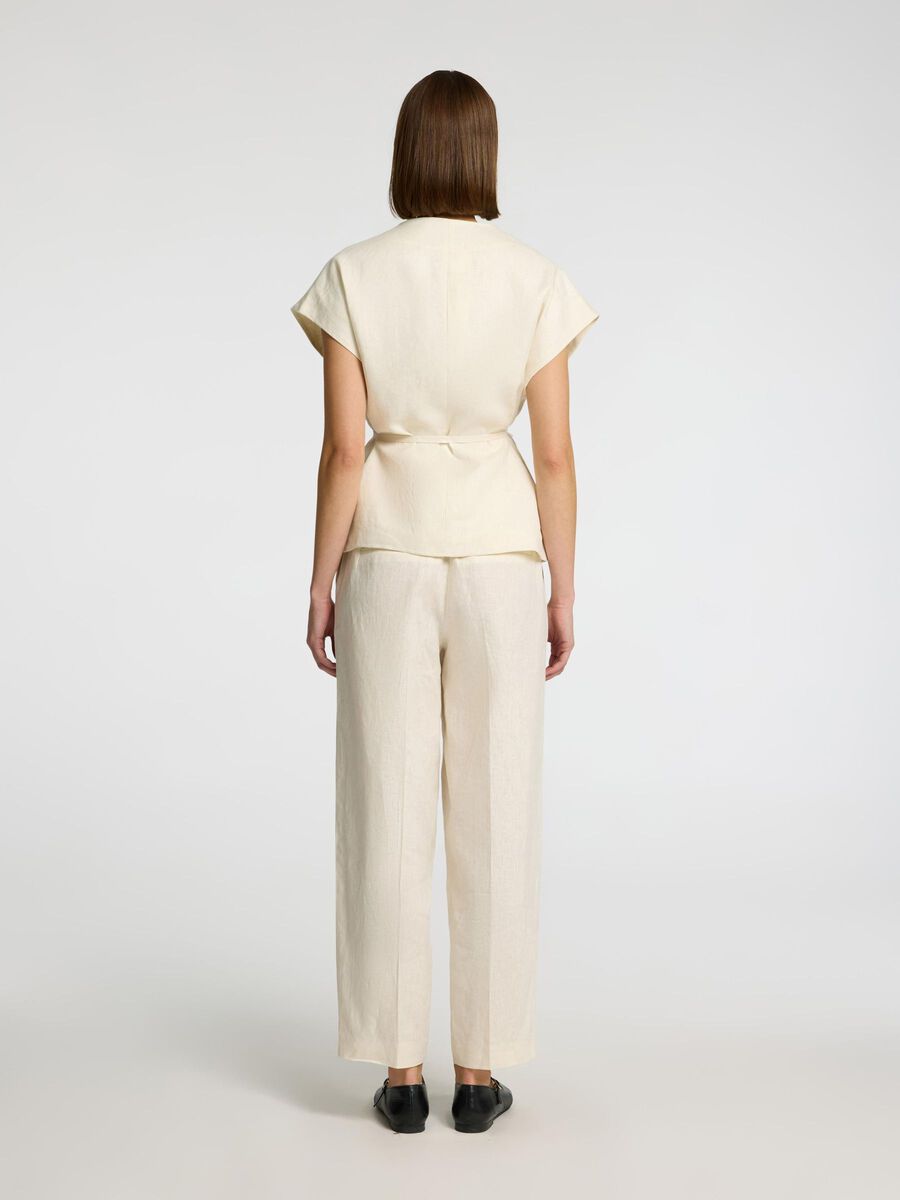 Selected 100% LINNEN BARREL FIT BROEK, Birch, highres - 16098994_Birch_004.jpg