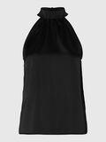 Selected SATIN HALTER NECK TOP, Black, highres - 16092224_Black_001.jpg