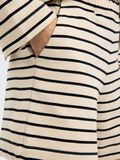Selected GESTREEPT HIGH-WAIST SHORT, Black, highres - 16097831_Black_1185350_006.jpg