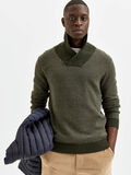 Selected SHAWL NECK KNITTED PULLOVER, Rosin, highres - 16080974_Rosin_890104_008.jpg