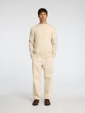 Selected LET SWEATER MED RUND HALS, Oatmeal, highres - 16096920_Oatmeal_005.jpg