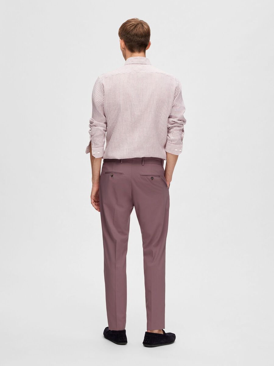 Selected SLIM FIT SUIT TROUSERS, Mauve Shadows, highres - 16088564_MauveShadows_004.jpg