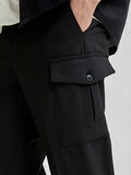 Selected CARGOBUKSER I SLIM TAPERED PASFORM BUKSER, Black, highres - 16078228_Black_006.jpg