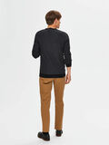 Selected BIO-BAUMWOLL PULLOVER, Medium Grey Melange, highres - 16074689_MediumGreyMelange_798320_004.jpg