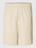 Selected LOOSE FIT SHORTS, Oatmeal, highres - 16096742_Oatmeal_001.jpg