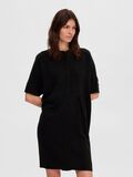 Selected LINEN-BLEND MINI DRESS, Black, highres - 16090918_Black_003.jpg