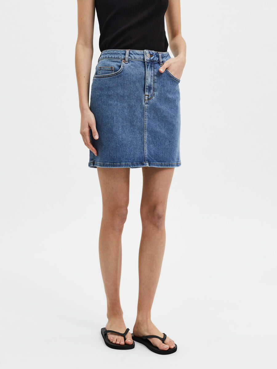 Selected DENIM PENCIL SKIRT, Medium Blue Denim, highres - 16084915_MediumBlueDenim_003.jpg