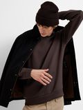 Selected VISCOSE BLEND SWEATSHIRT, Chocolate Torte, highres - 16092573_ChocolateTorte_008.jpg