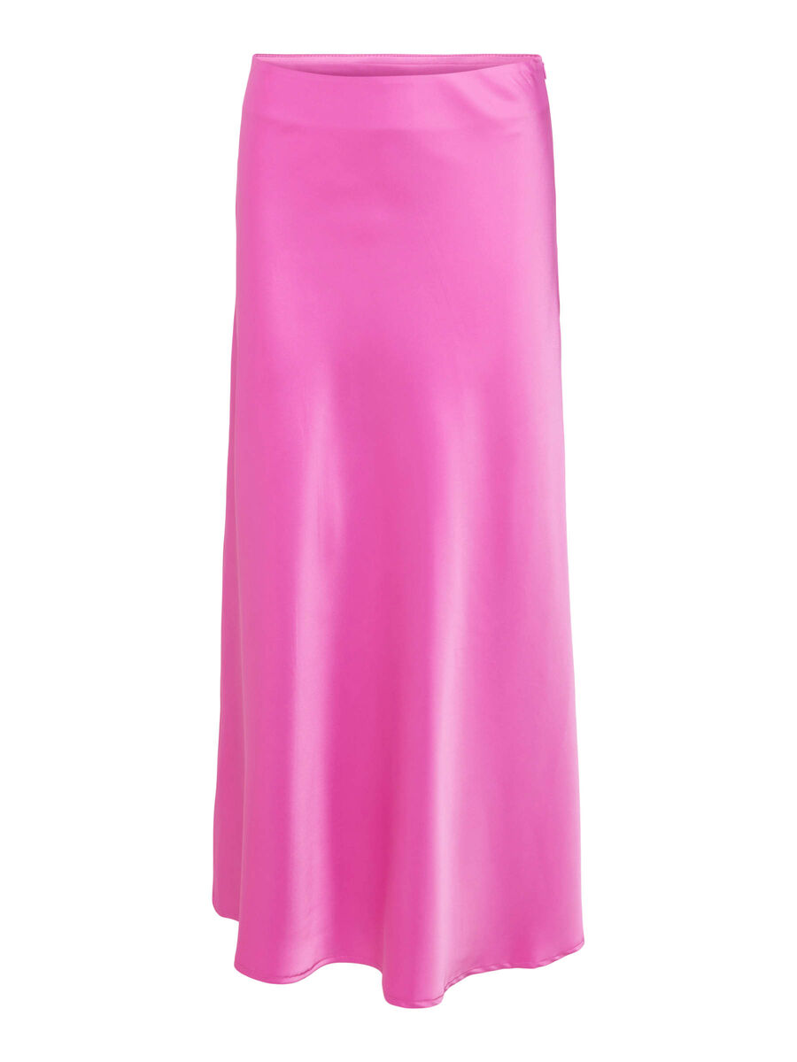 Selected SATIN MAXI SKIRT, Phlox Pink, highres - 16087941_PhloxPink_001.jpg