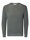 Selected CREW NECK BAUMWOLL PULLOVER, Stormy Weather, highres - 16092668_StormyWeather_1092612_001.jpg