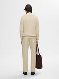 Selected ZIPPED HIGH NECK KNITTED CARDIGAN, Oatmeal, highres - 16096883_Oatmeal_004.jpg
