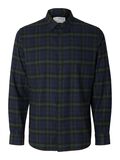 Selected FLANNEL OVERSHIRT, Dark Navy, highres - 16091358_DarkNavy_1058515_001.jpg