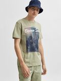 Selected IMPRIMÉ TENDANCE EN COTON BIOLOGIQUE T-SHIRT, Tea, highres - 16079045_Tea_868702_008.jpg