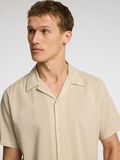 Selected CUBAN COLLAR SHIRT, Oatmeal, highres - 16084639_Oatmeal_006.jpg