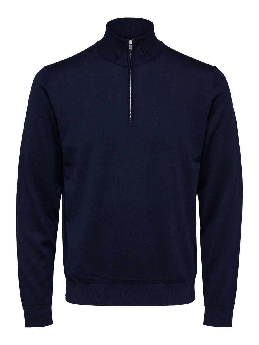 Selected LAINE MÉRINOS PULLOVER, Navy Blazer, highres - 16085081_NavyBlazer_940967_001.jpg
