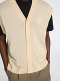 Selected 100 % LAINE MÉRINOS GILET TRICOTÉ, Angora, highres - 16097815_Angora_006.jpg