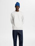 Selected 100% BOMULL SWEATSHIRT, Light Grey Melange, highres - 16094605_LightGreyMelange_003.jpg