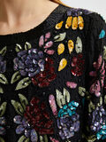 Selected SEQUINS EMBROIDERED TOP, Black, highres - 16078952_Black_006.jpg