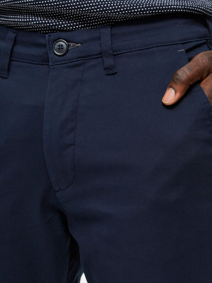 SLIM FIT CHINOS | Blue | SELECTED HOMME®