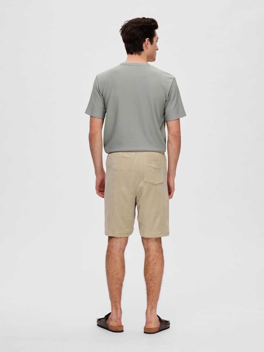 Selected BADSTOF SHORTS, Pure Cashmere, highres - 16090745_PureCashmere_004.jpg