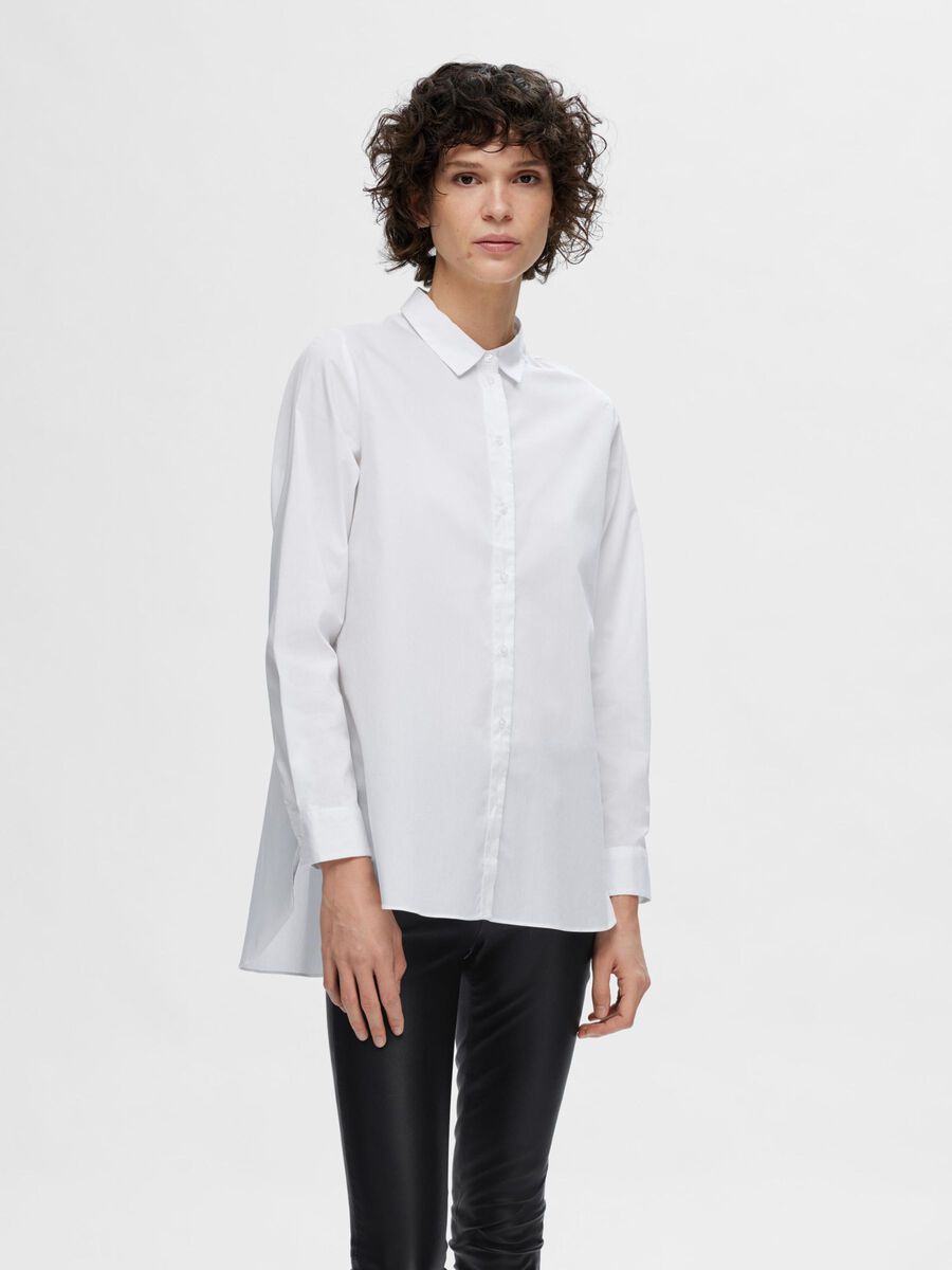 Selected ZIPPED SHIRT, Bright White, highres - 16074365_BrightWhite_003.jpg