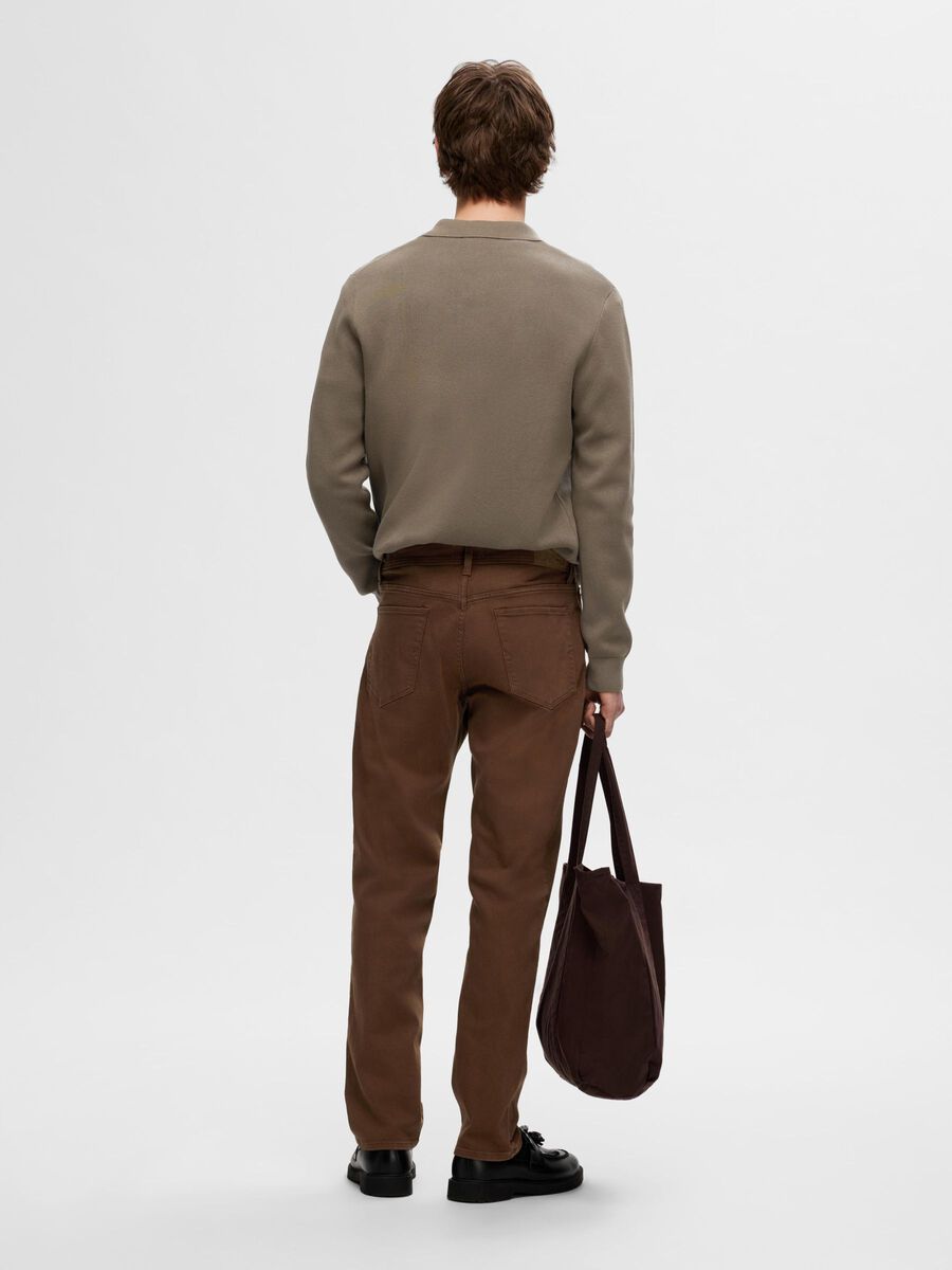 Selected 196 STRAIGHT FIT JEANS, Dark Earth, highres - 16094397_DarkEarth_004.jpg
